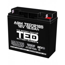 Acumulator TED - AGM VRLA 12V 18.5A F3